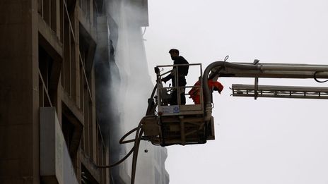 Pakistan's KSE says trading suspended due to fire in the building